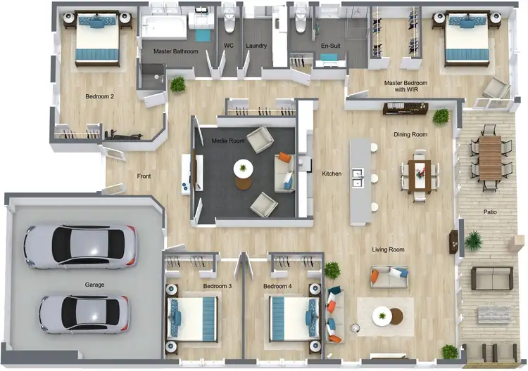 Floorplan of Homely house listing, 1 Marmion Close, Kewarra Beach QLD 4879