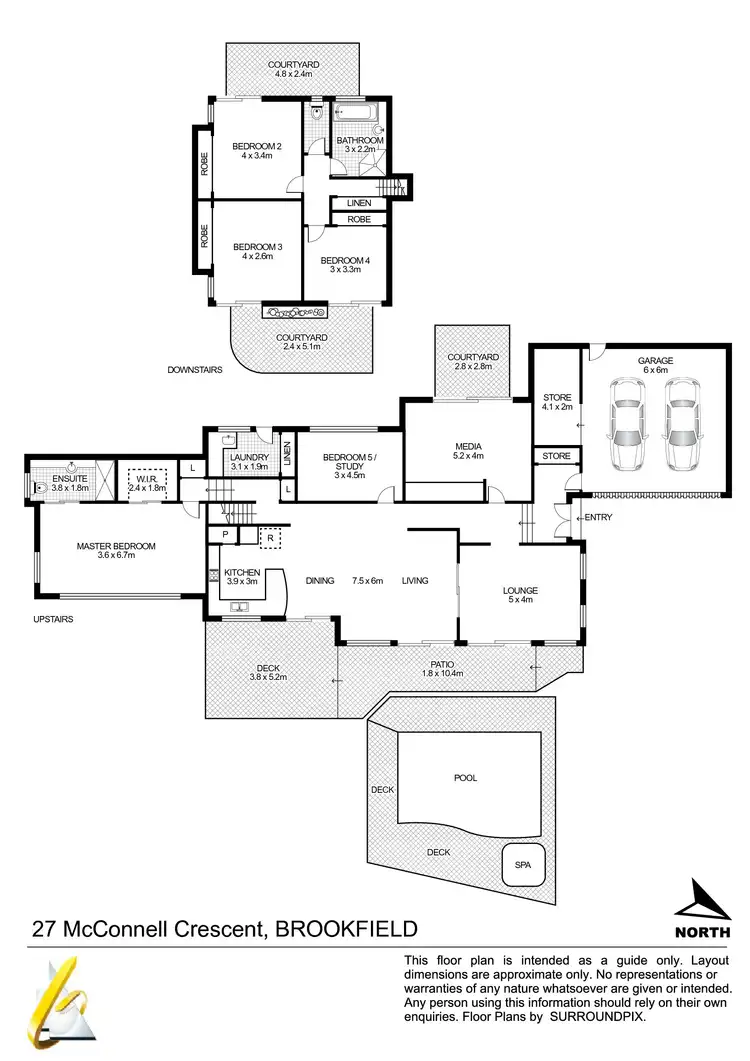 Floorplan of Homely house listing, 27 Mcconnell Crescent, Brookfield QLD 4069