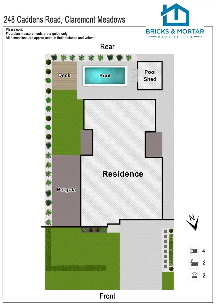 Floorplan of Homely house listing, 248 Caddens Road, Claremont Meadows NSW 2747