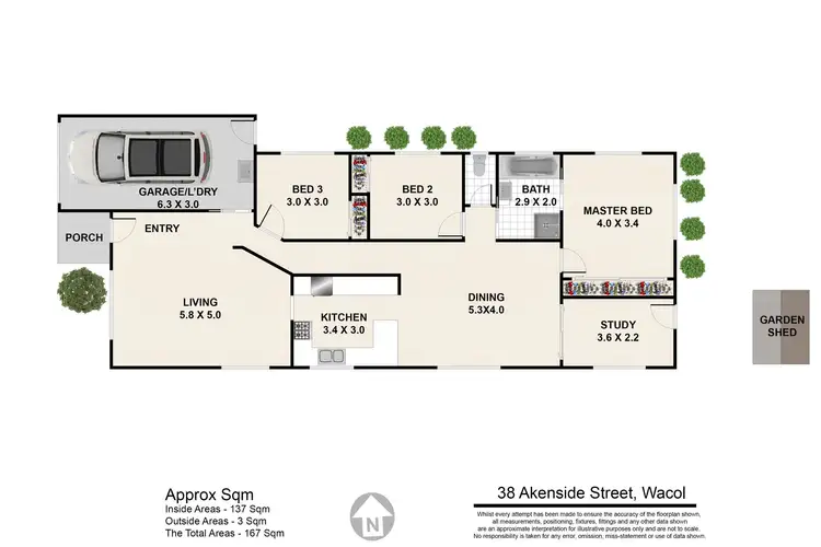 Floorplan of Homely house listing, 38 Akenside Street, Wacol QLD 4076
