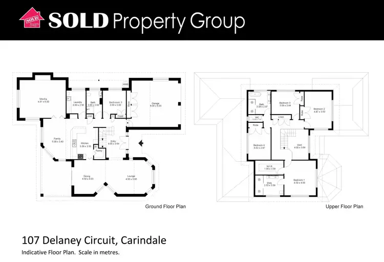 Floorplan of Homely house listing, 107 Delaney Circuit, Carindale QLD 4152