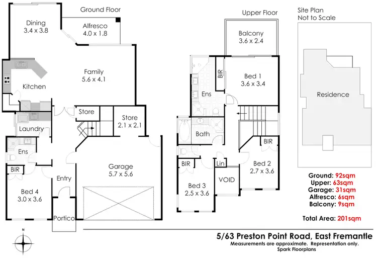 Floorplan of Homely house listing, 5/63 Preston Point Road, East Fremantle WA 6158