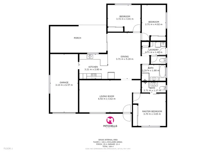 Floorplan of Homely house listing, 194 Pulgul Street, Urangan QLD 4655