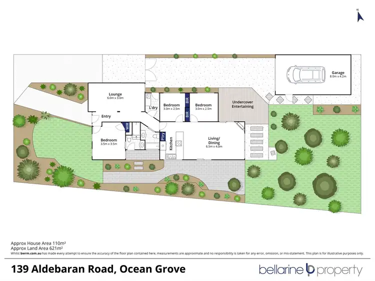 Floorplan of Homely house listing, 139 Aldebaran Road, Ocean Grove VIC 3226