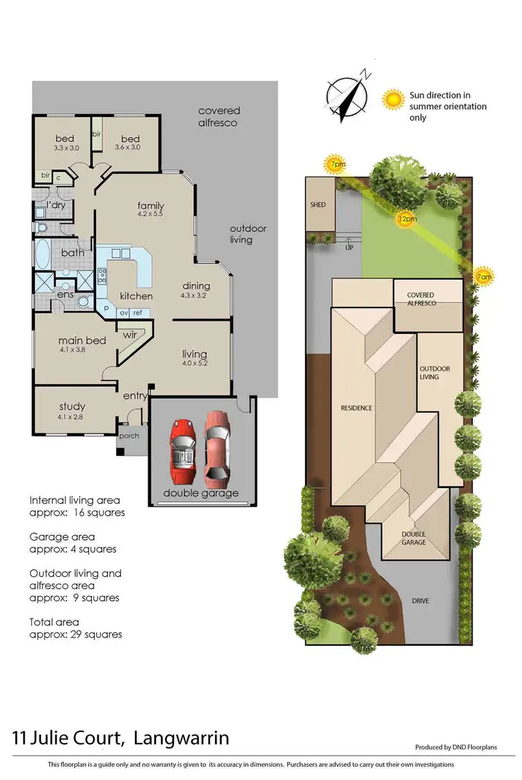 Floorplan of Homely house listing, 11 Julie Court, Langwarrin VIC 3910