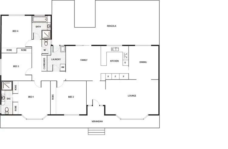 Floorplan of Homely house listing, 228 Bugden Avenue, Fadden ACT 2904