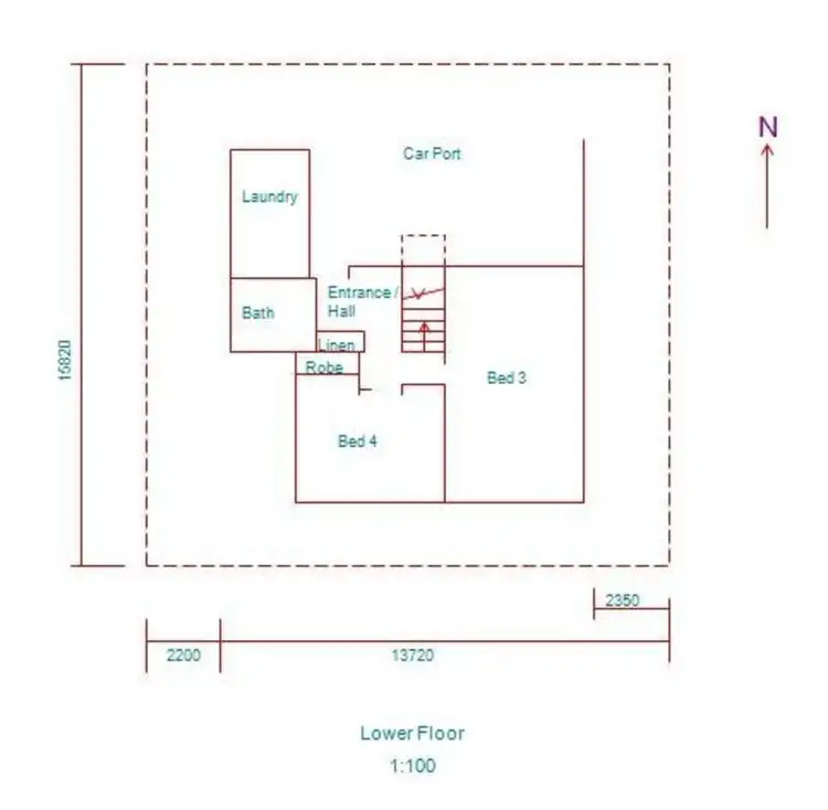 Floorplan of Homely rural property listing, 218 Old Boonjie Road, Glen Allyn QLD 4885