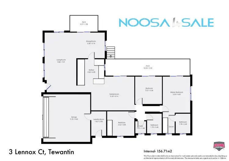 Floorplan of Homely house listing, 3 Lennox Court, Tewantin QLD 4565