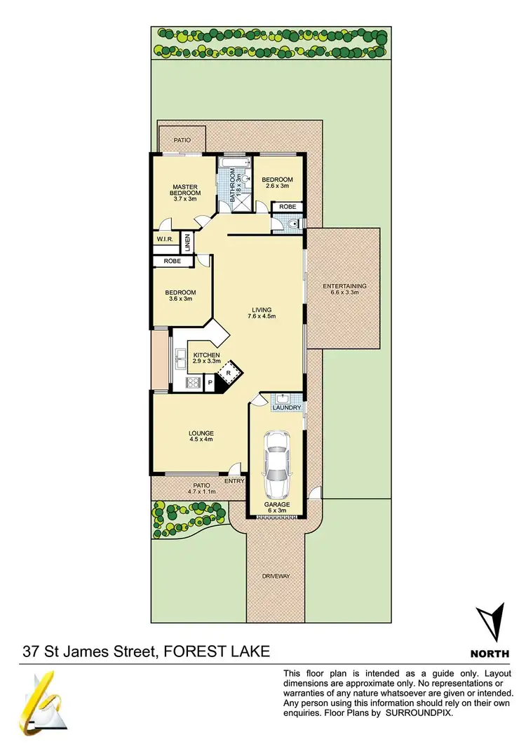 Floorplan of Homely house listing, 37 St James St, Forest Lake QLD 4078
