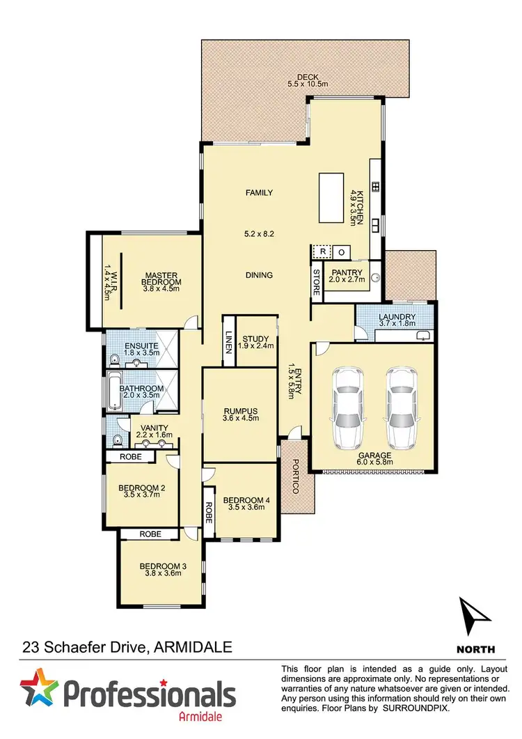 Floorplan of Homely house listing, 23 Schaefer Drive, Armidale NSW 2350