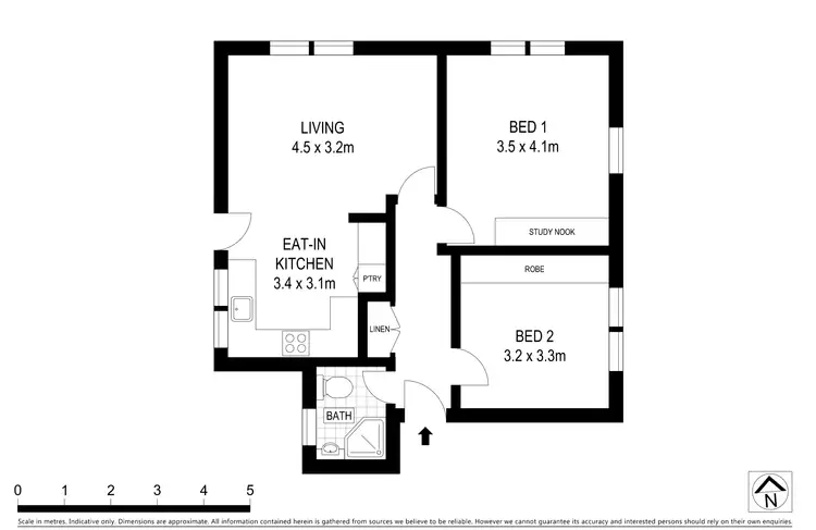 Floorplan of Homely apartment listing, 1/19 Busby Parade, Bronte NSW 2024