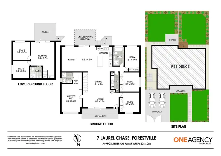 Floorplan of Homely house listing, 7 Laurel Chase, Forestville NSW 2087