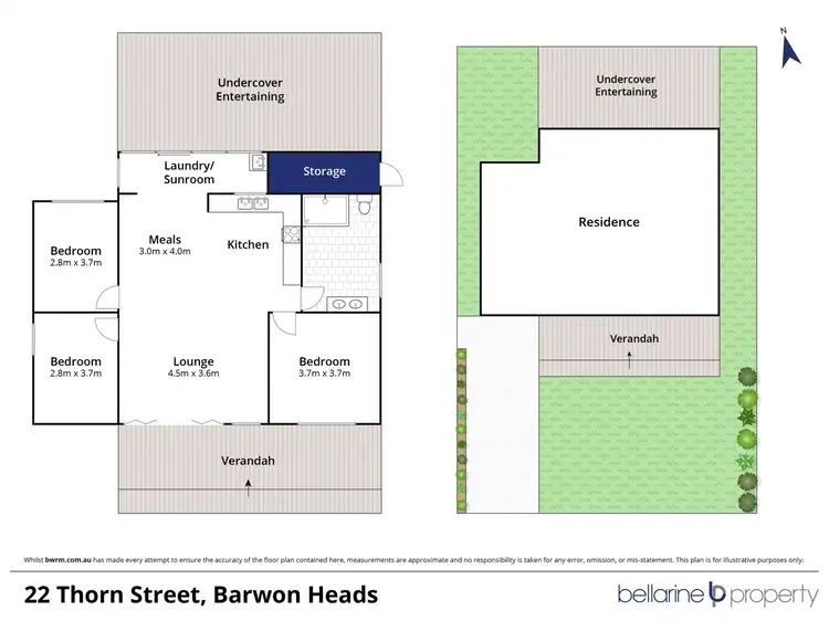 Floorplan of Homely house listing, 22 Thorn Street, Barwon Heads VIC 3227