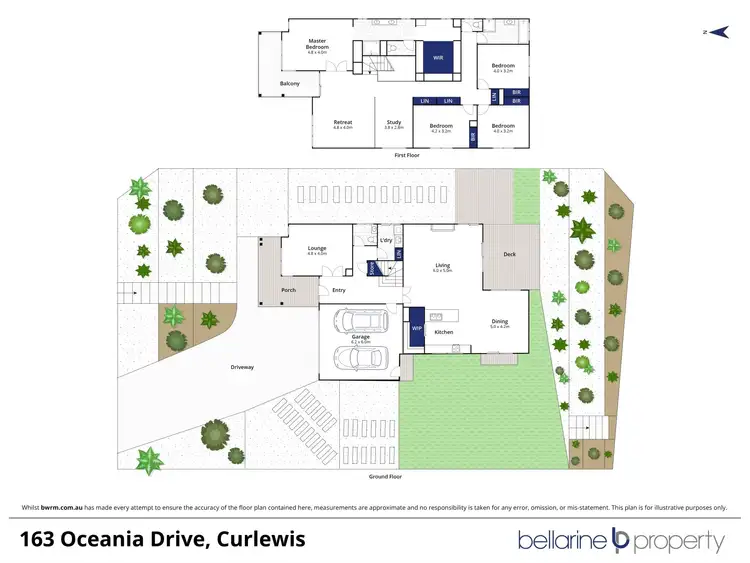Floorplan of Homely house listing, 163 Oceania Drive, Curlewis VIC 3222