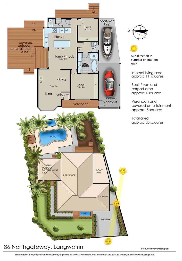 Floorplan of Homely house listing, 86 Northgateway, Langwarrin VIC 3910