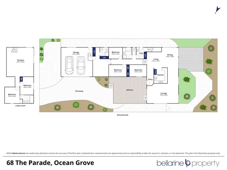 Floorplan of Homely house listing, 68 The Parade, Ocean Grove VIC 3226