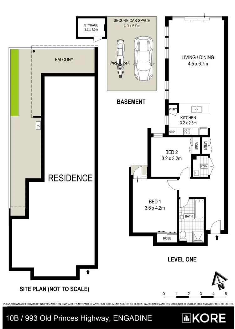 Floorplan of Homely unit listing, 10b/993 Old Princes Highway, Engadine NSW 2233