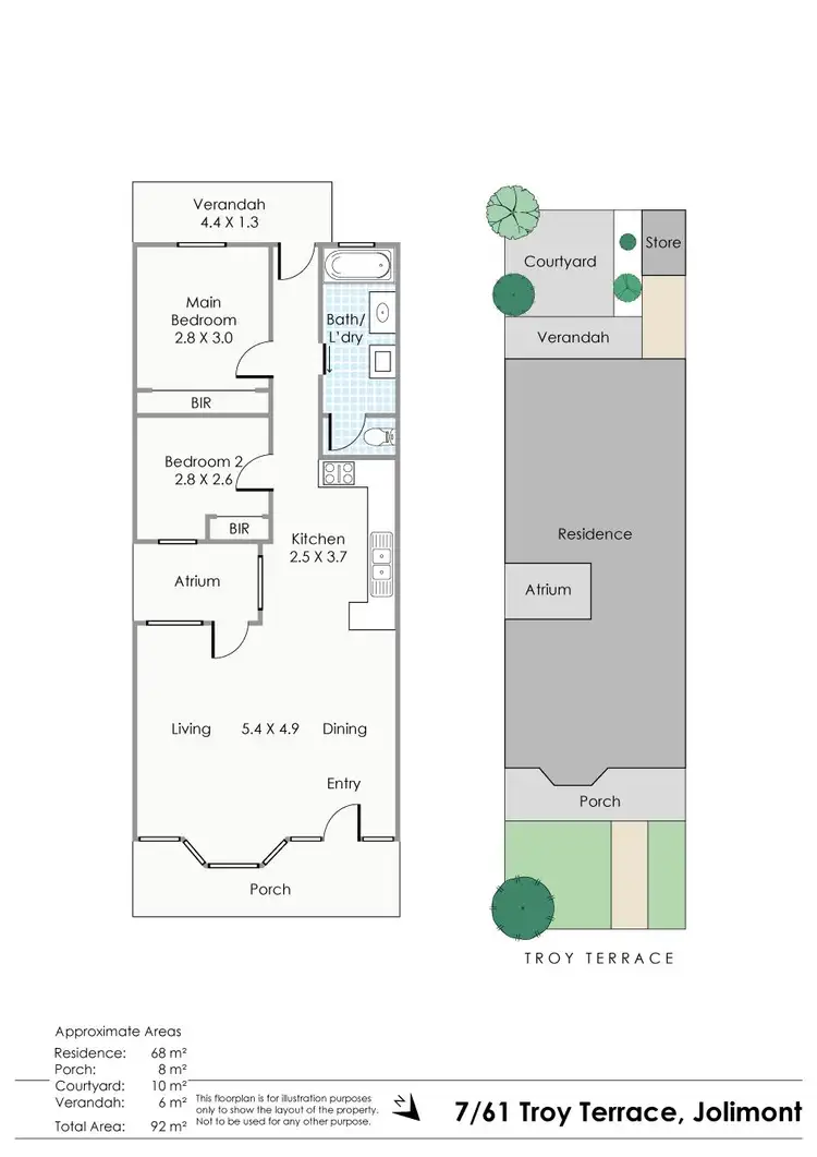 Floorplan of Homely house listing, 7/61 Troy Terrace, Jolimont WA 6014