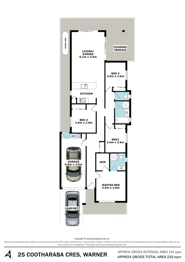 Floorplan of Homely house listing, 25 Cootharaba Crescent, Warner QLD 4500