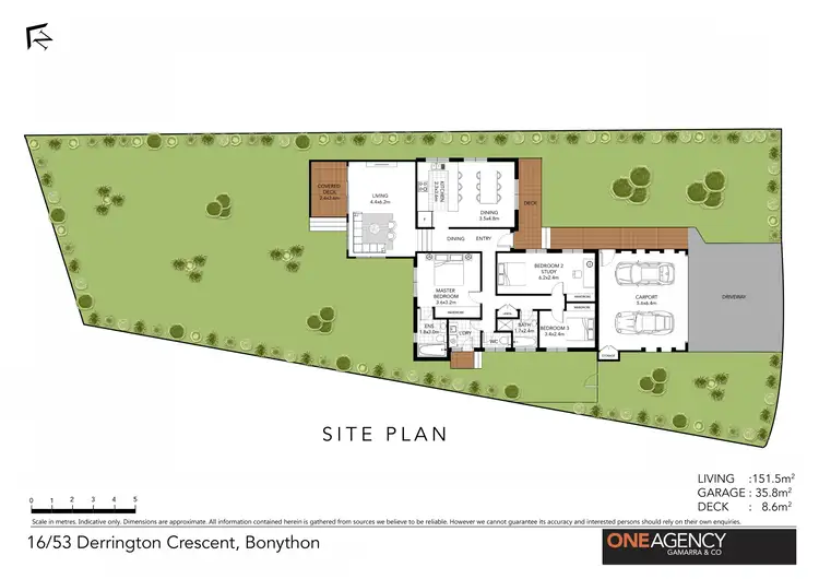 Floorplan of Homely townhouse listing, 16/53 Derrington Crescent, Bonython ACT 2905