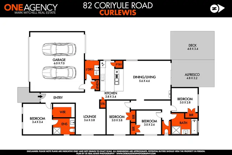Floorplan of Homely house listing, 82 Coriyule Road, Curlewis VIC 3222