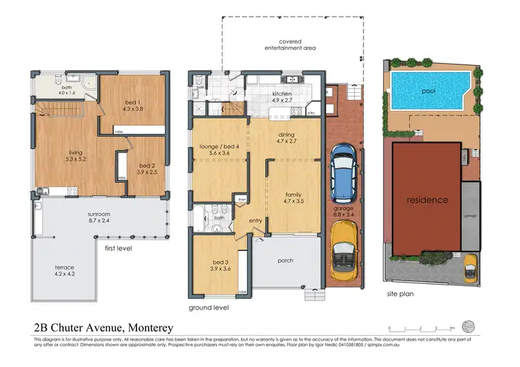 Floorplan of Homely house listing, 2b Chuter Avenue, Monterey NSW 2217