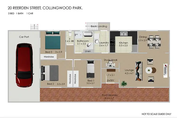 Floorplan of Homely house listing, 20 Reerden Street, Collingwood Park QLD 4301