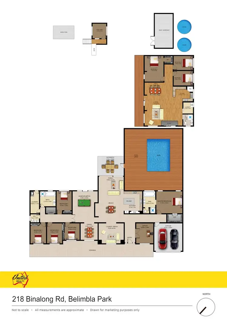 Floorplan of Homely rural property listing, 218 Binalong Road, Belimbla Park NSW 2570