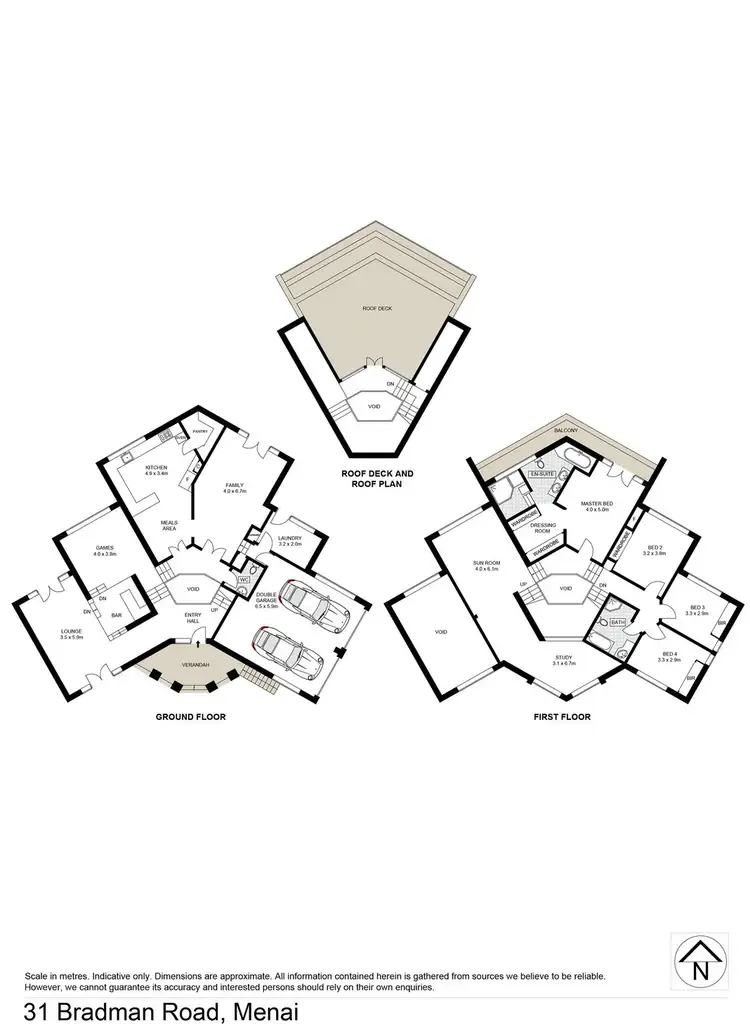 Floorplan of Homely house listing, 31 Bradman Road, Menai NSW 2234