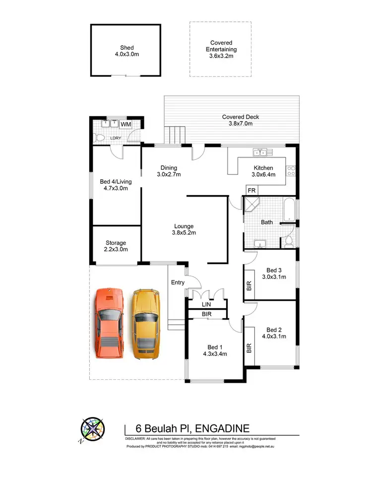 Floorplan of Homely house listing, 6 Beulah Place, Engadine NSW 2233
