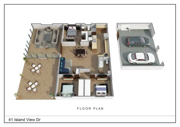 Floorplan of Homely house listing, 41 Island View Drive, Winfield QLD 4670