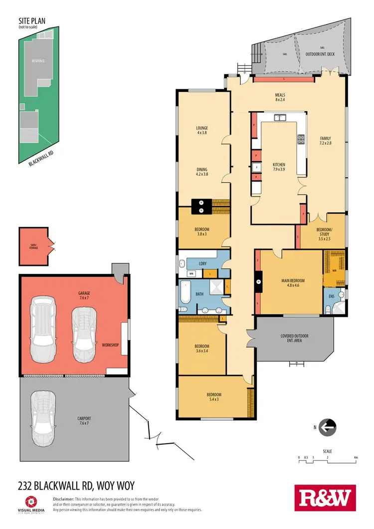 Floorplan of Homely house listing, 232 Blackwall Road, Woy Woy NSW 2256