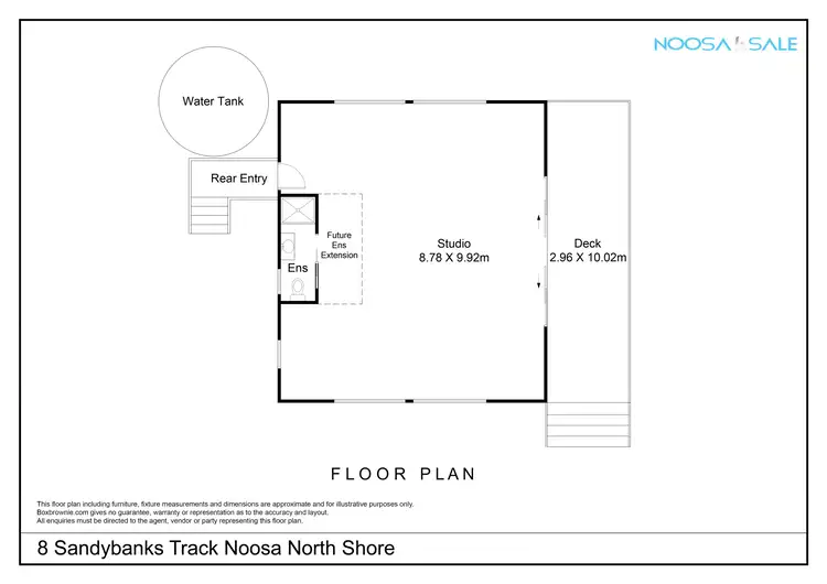 Floorplan of Homely house listing, 8 Sandybanks Track, Noosa North Shore QLD 4565