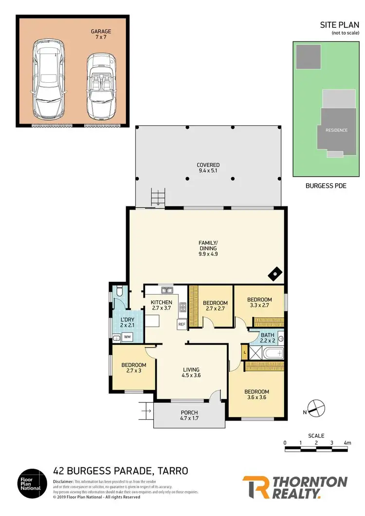 Floorplan of Homely house listing, 42 Burgess Parade, Tarro NSW 2322