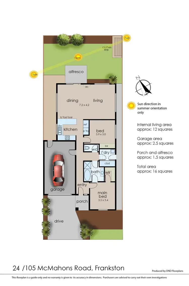 Floorplan of Homely unit listing, 24/105 Mcmahons Road, Frankston VIC 3199
