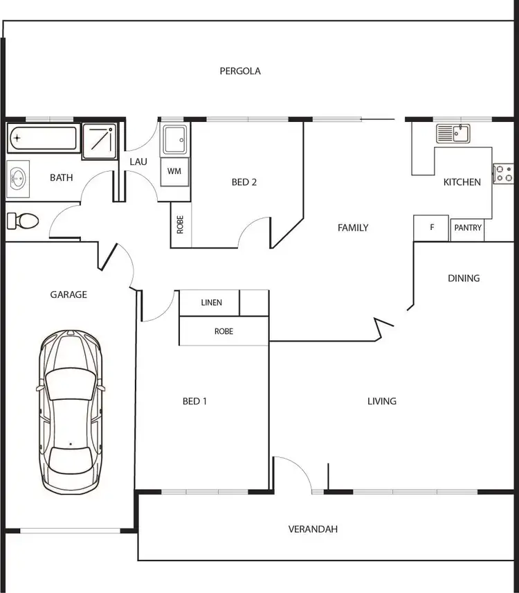 Floorplan of Homely townhouse listing, 3/19 Ashby Circuit, Kambah ACT 2902