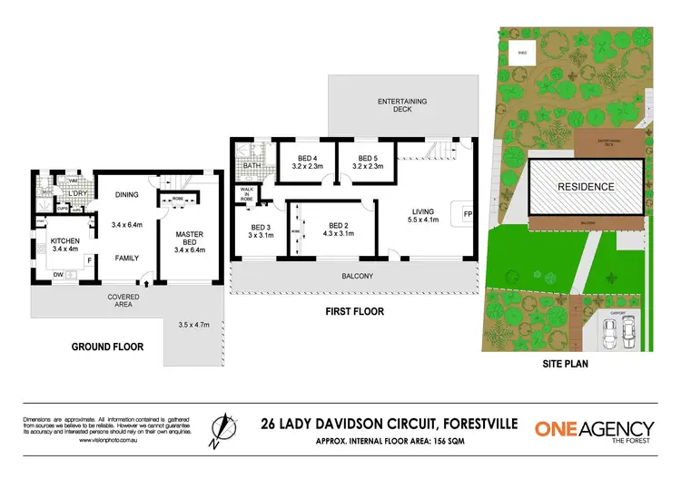 Floorplan of Homely house listing, 26 Lady Davidson Cct, Forestville NSW 2087