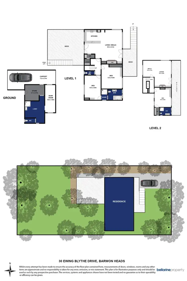 Floorplan of Homely house listing, 30 Ewing Blyth Drive, Barwon Heads VIC 3227