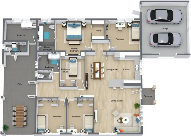Floorplan of Homely house listing, 189 Toogood Road, Bayview Heights QLD 4868