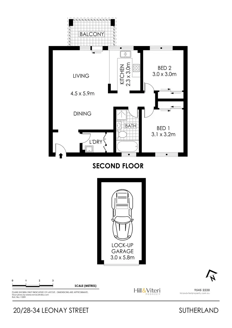 Floorplan of Homely unit listing, 20/28-34 Leonay Street, Sutherland NSW 2232