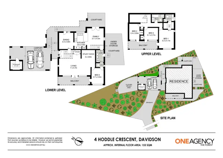 Floorplan of Homely house listing, 4 Hoddle Crescent, Davidson NSW 2085
