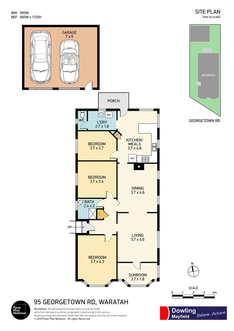 Floorplan of Homely house listing, 95 Georgetown Road, Waratah NSW 2298
