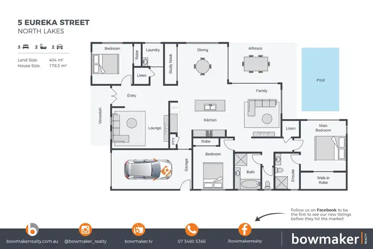 Floorplan of Homely house listing, 5 Eureka Street, North Lakes QLD 4509