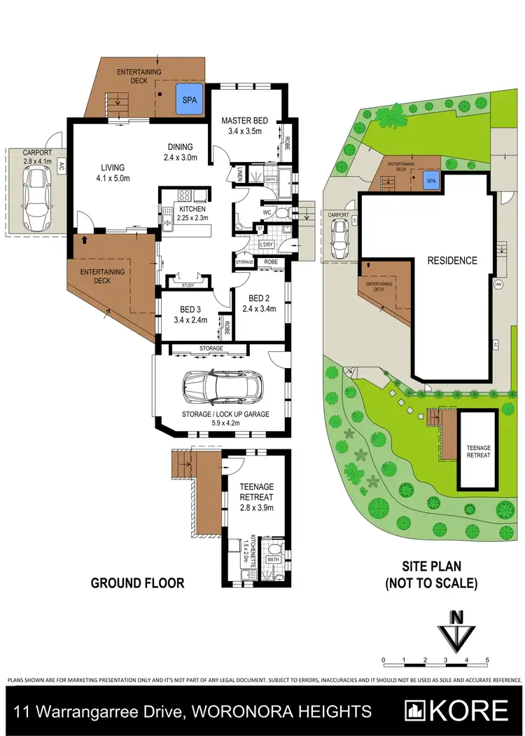 Floorplan of Homely house listing, 11 Warrangarree Drive, Woronora Heights NSW 2233