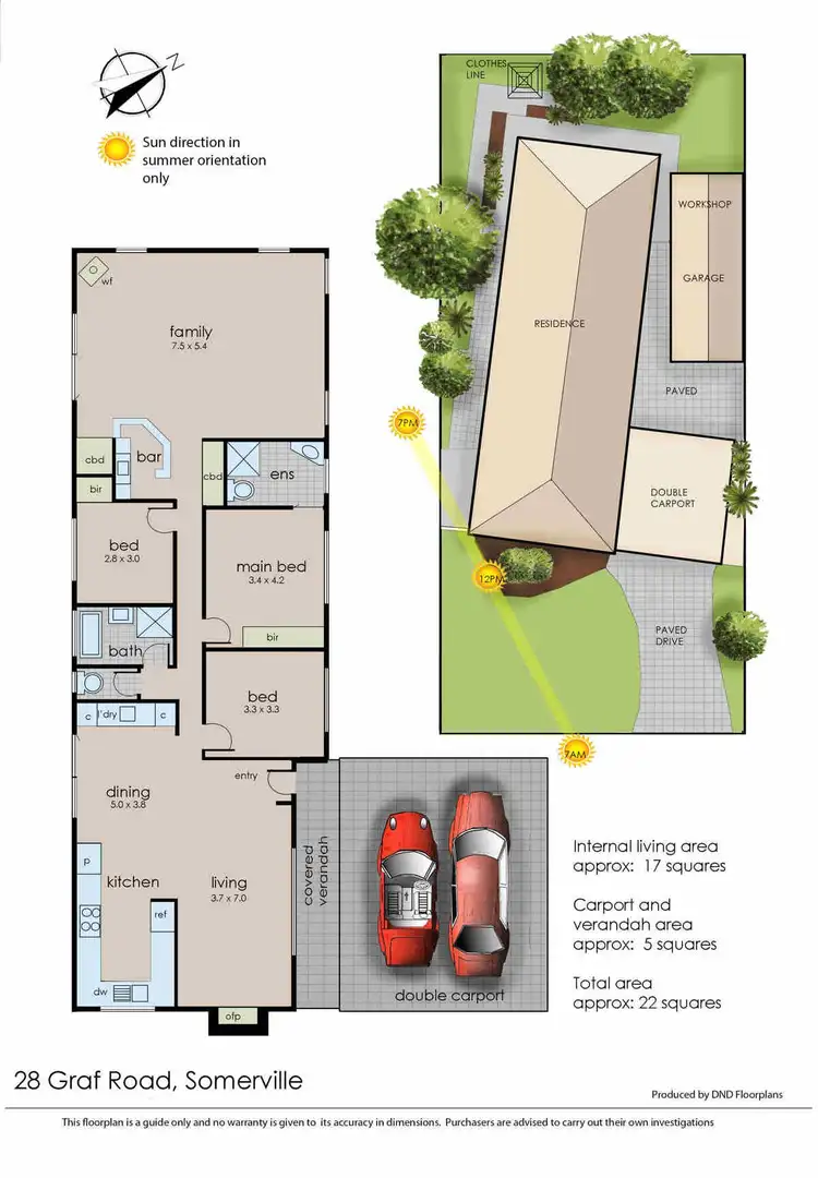 Floorplan of Homely house listing, 28 Graf Road, Somerville VIC 3912