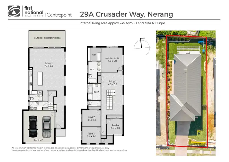 Floorplan of Homely house listing, 29A Crusader Way, Nerang QLD 4211