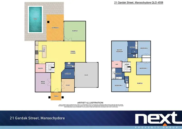 Floorplan of Homely house listing, 21 Gardak Street, Maroochydore QLD 4558