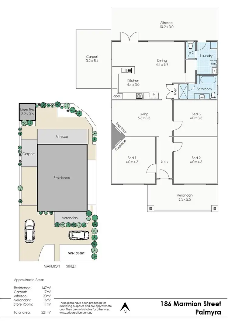 Floorplan of Homely house listing, 186 Marmion Street, Palmyra WA 6157