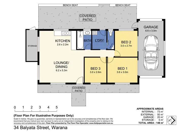 Floorplan of Homely house listing, 34 Balyata Street, Warana QLD 4575