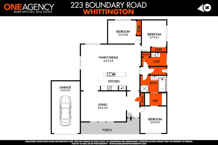 Floorplan of Homely house listing, 223 Boundary Road, Whittington VIC 3219